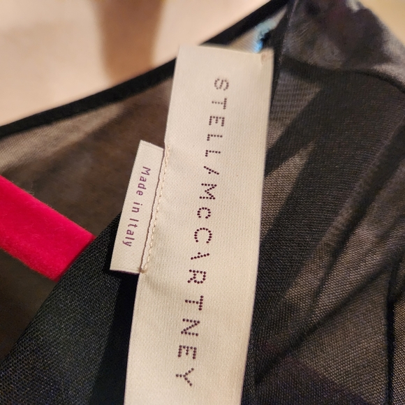 STELLA MCCARTNEY Designer Cocktail Dress Size 38/2 Blue Black Like New - Picture 8 of 14